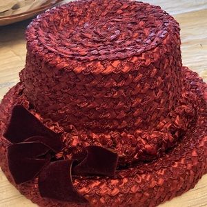 Miss Damozel vintage straw hat.